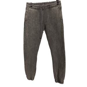 Talentless Sweatpants Gray Acid Wash Joggers Heavyweight Vintage Patina Mens S